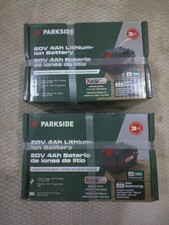 2-pack of Parkside 20V 4Ah