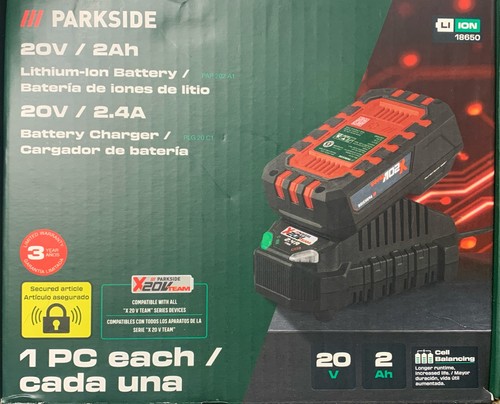 Parkside 20v 0ah lithium ion - 2.0ah, lithium-ion